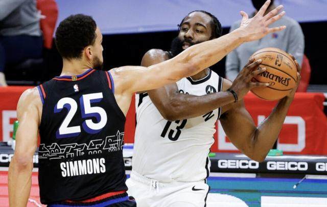 西蒙斯归来76人轻取篮网 澳洲状元有多么不可或缺